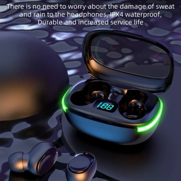 Passive Noise Cancelling In-Ear Touch Control LED Waterproof Wireless Earphone - Picture 4 of 7